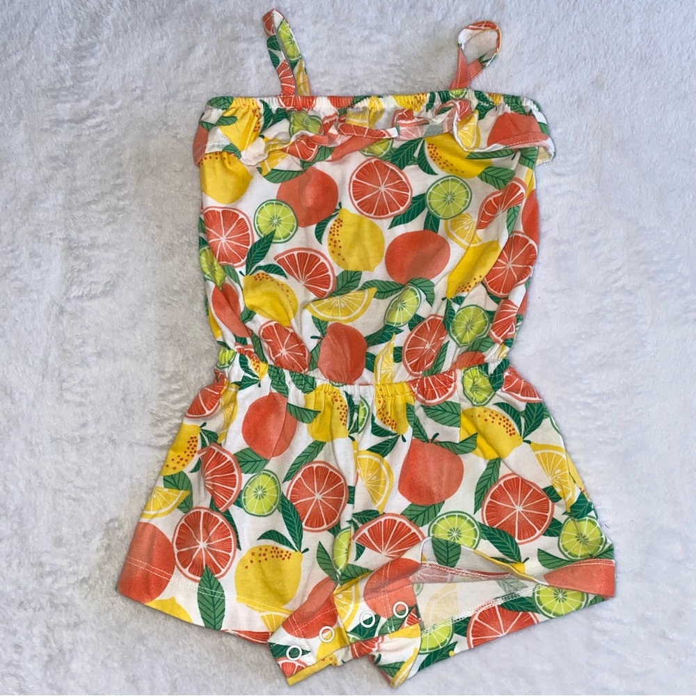 Children’s Place Fruit Romper - Picture 1 of 3